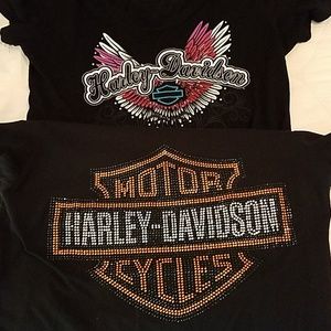 2 Harley t-shirts